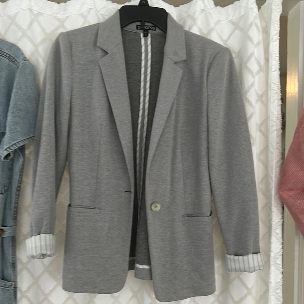 Gray Express Blazer - image 1